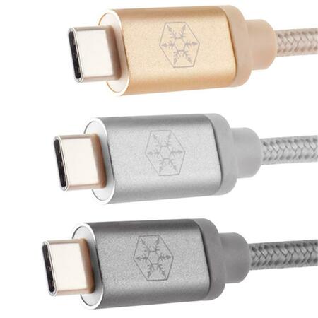 ABACUS 1 m Reversible USB-A to USB Type-C Cable, Charcoal AB3196845
